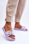 Dámska platforma Flip -flops s dekoráciou Purple Beneca