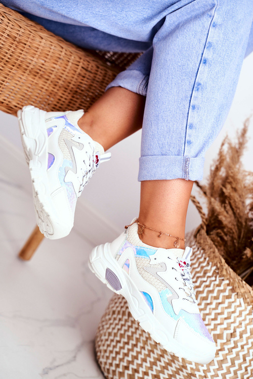 Dámske športové topánky lu boo biele oslzte ma