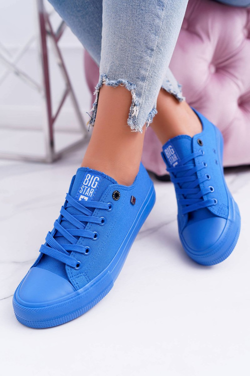 Dámské Klasické Nízké Tenisky BIG STAR AA274011 Tmave Modré