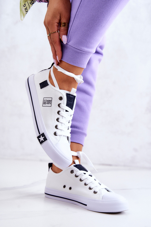 Klasická nízka veľká hviezda JJ274255 Biele tenisky