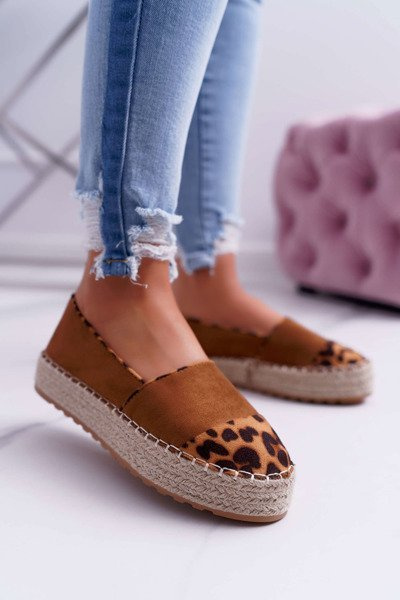 Dámské Espadrilky Camel plošina Ringer
