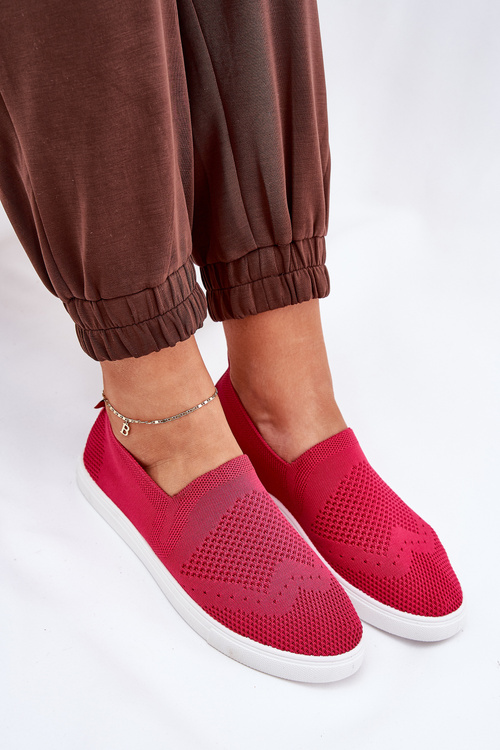 Dámske Slip-on Tenisky Big Star FF274A605 Fuksia