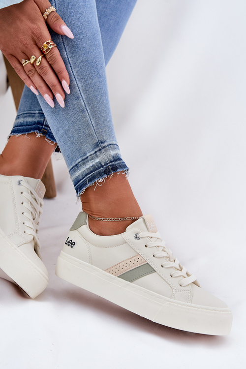 Dámské Tenisky LEE LAYLA WOMEN LOW 50251003 Ztlumená Bílá