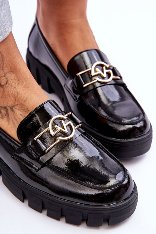 Maľované dámske čierne sanvi moklane