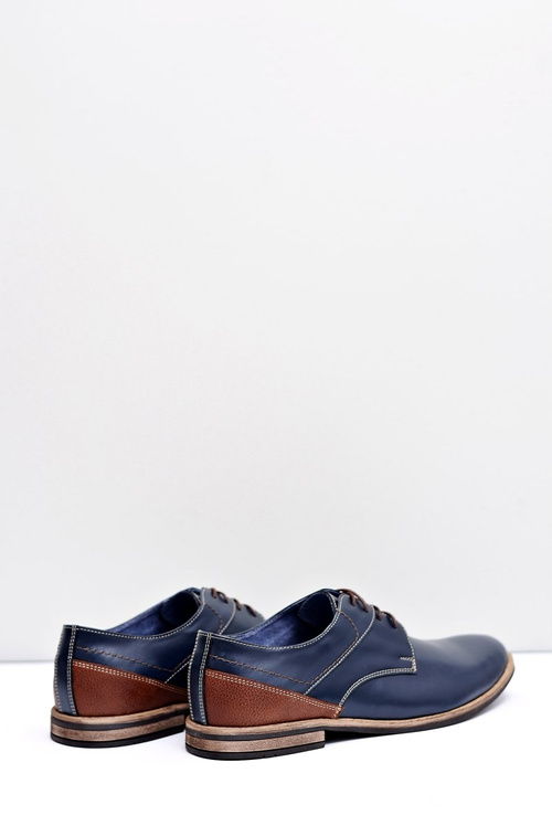 Pánske topánky Bednarek Elegantné kožené námorníctvo modré marcelo