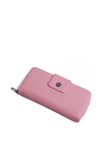 Velká dámská peněženka na zip Růžová Huntress