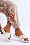 Dámska platforma Flip -flops s ozdobou White Beneca