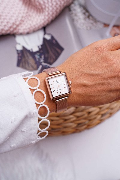 Dámské Hodinky GG Luxe růžové zlaté Manestero