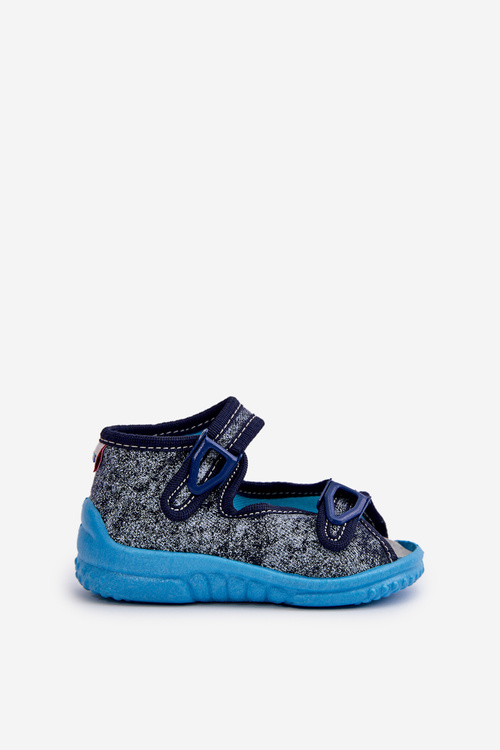 Detské papuče-sandále NEL 310-19 GOKIDS Grafitové