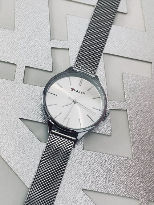 Dámska dýha dýha strieborná hodinky