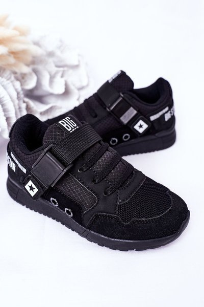 Dětské Sportovní Obuv Memory Foam Big Star HH374164 Černé