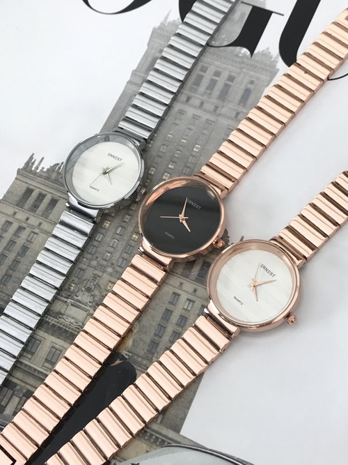 Dámské Hodinky Ernest Claudie Pink Gold