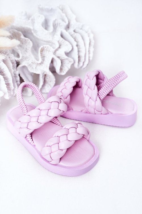 Dětské Sandály Se Stahovací Sňůrkou Fialové Cutie-Pie