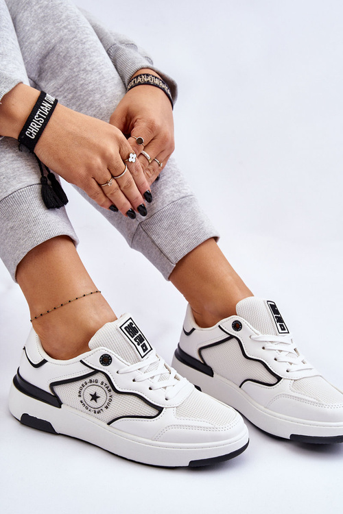 Dámske športové topánky Veľká hviezda LL274440 Biela a čierna