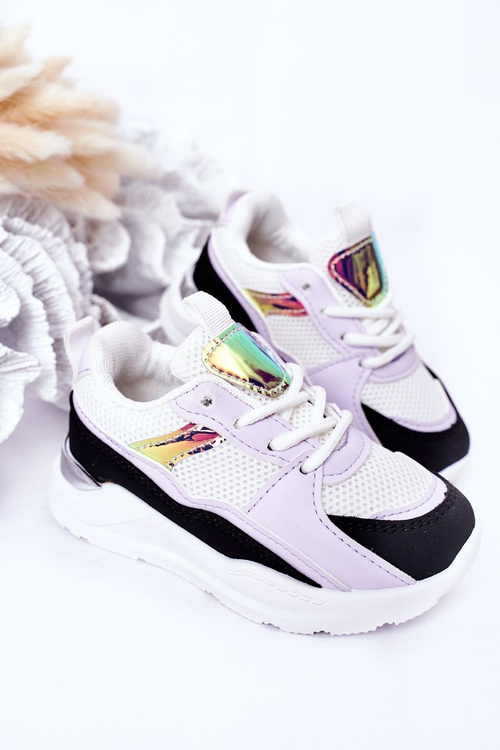 Dětské Sportovní Boty Černé-Fialové Game Time