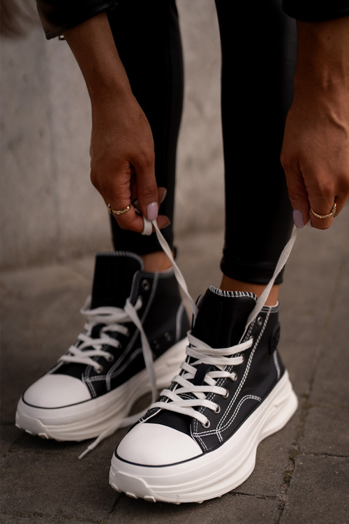 Zateplené Dámské Tenisky Na Platformě Eko Kůže Big Star OO274068 Růžové