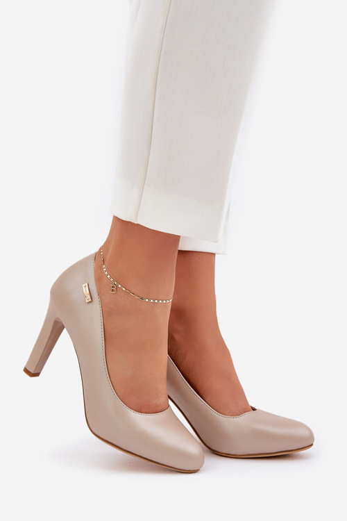 Dámske Lodičky Na Opätku Sergio Leone Nude Perła Campbell