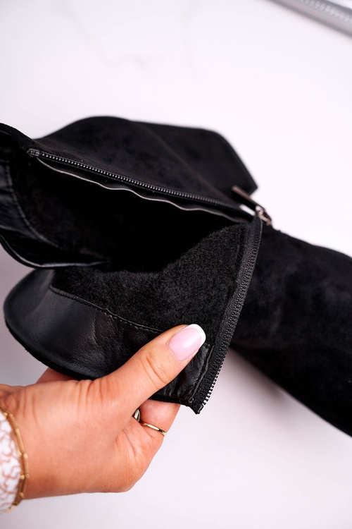 Dámske teplé ekologické topánky, čierna tak dobrá