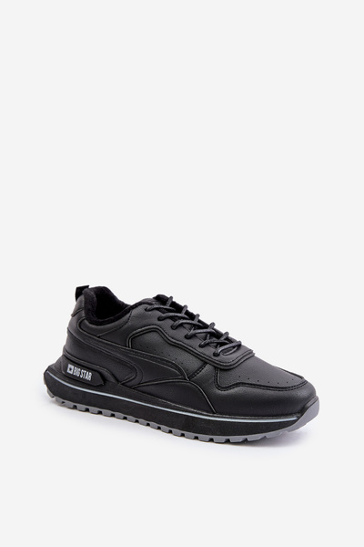 Zateplené Pánske Sneakers Big Star OO174675 HI-POLY SYSTEM Čierne