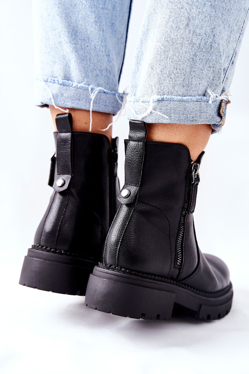 Vysoké Boty S Jezdci Černé Silvan