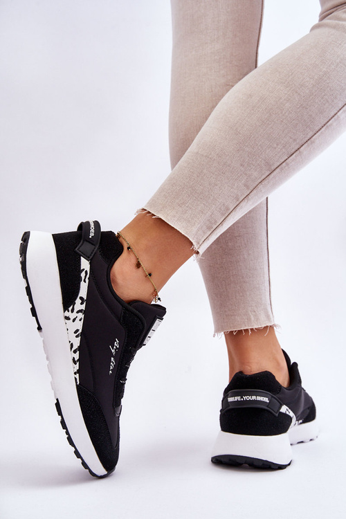 Dámske tenisky pamäťové penové penový systém Big Star LL274956 Čierna