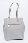 Women Gray Bag Shopper Monnari Sack