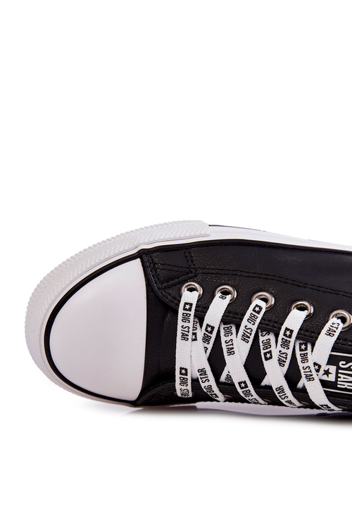 Pánske kožené tenisky Big Star KK174047 čierna