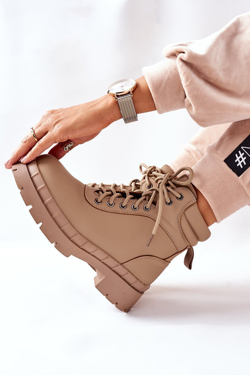 Dámské Kotníkové Boty Khaki Mustgrow