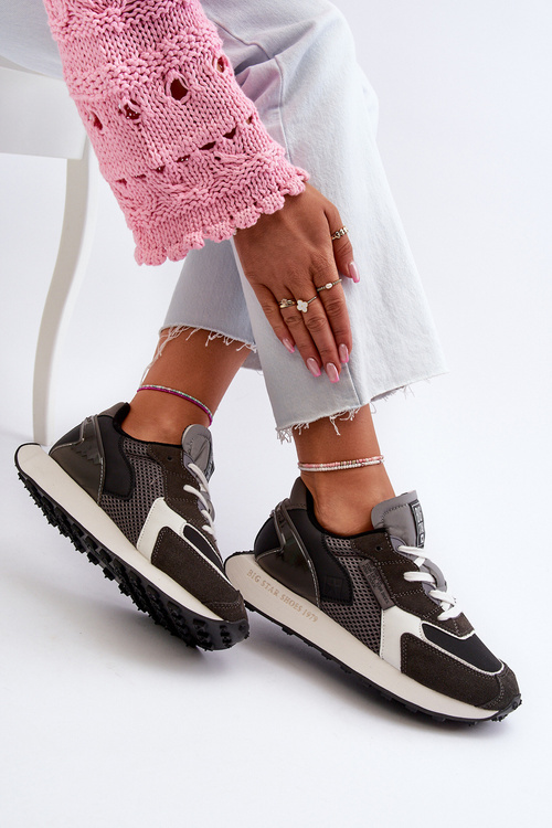 Dámské tenisky na platformě s paměťovou pěnou Big Star NN274683 Černé