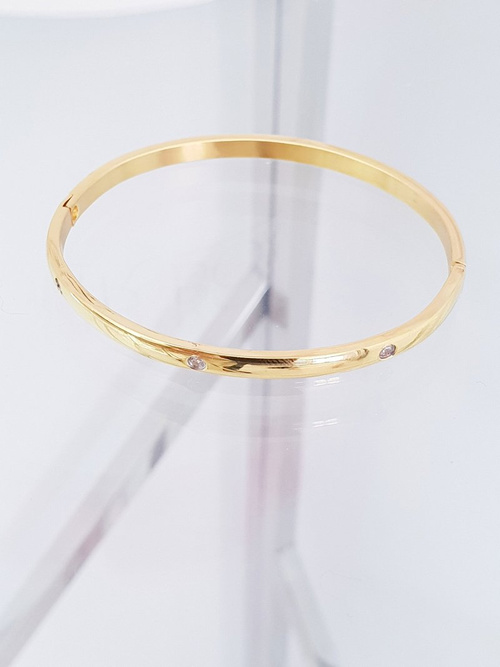 Dámský Náramek Ocel se zirkonem zlaté Ursa