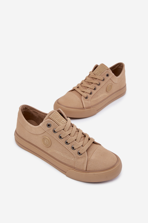 Pánske Textilné Tenisky Big Star RR174337 Béžové