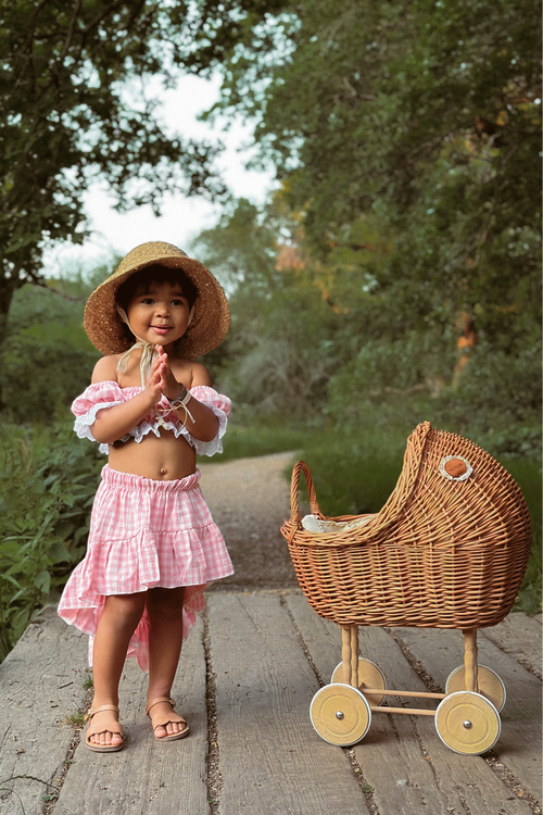 Klasické detské hnedé sandále Izzy