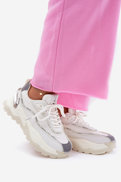 Dámské Sportovní Obuv Cross Jeans II2R4017C Bílé