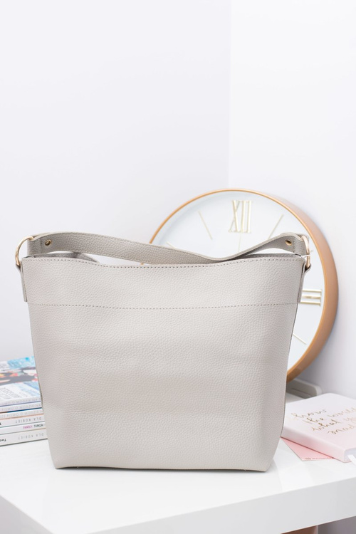 Grey Women's A4 Shoulder Bag