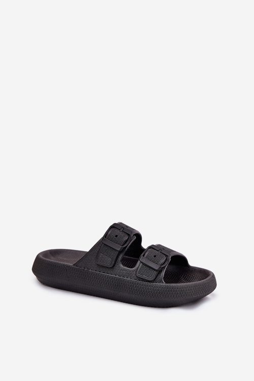 Dámské Sandały Na Platformě S Přezkami Černé Nitiana