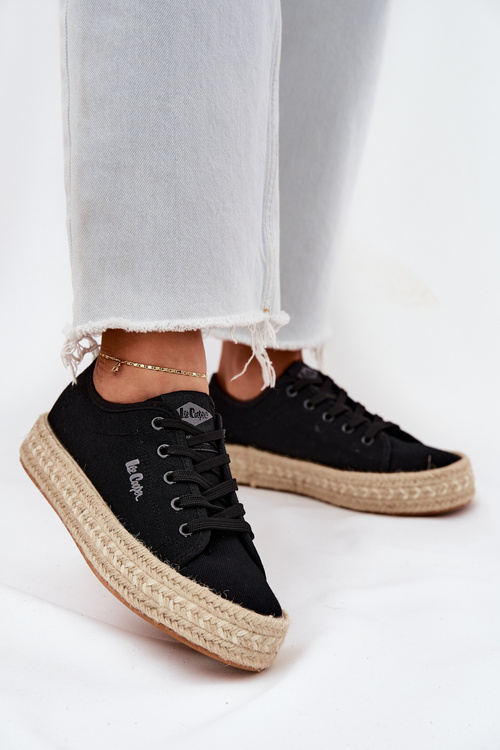 Dámske Tenisky S Pletením Lee Cooper LCW-25-44-3216 Čierne