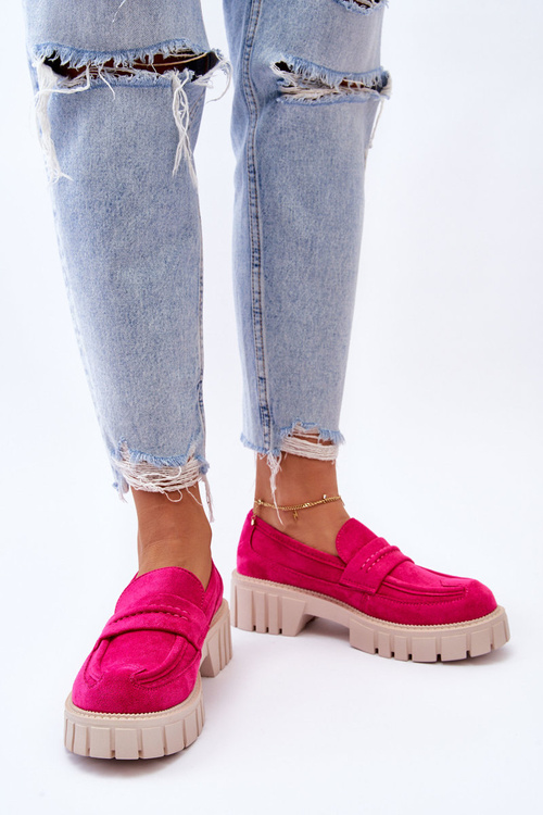 Dámské semišové nazouvací boty Fuchsie Fiorell