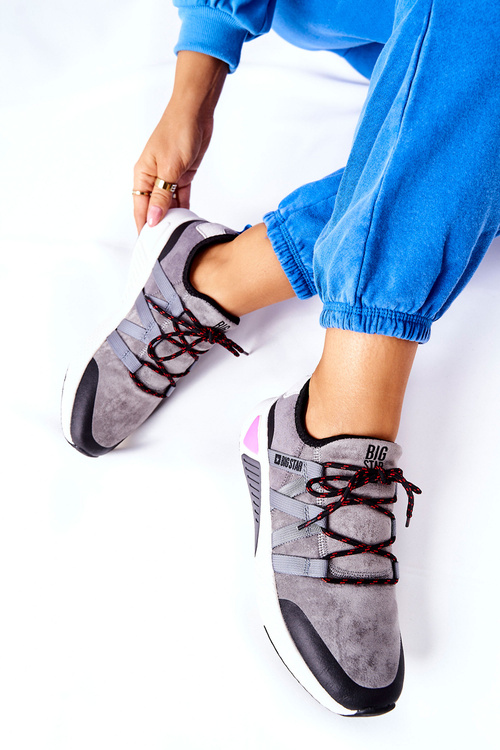 Tenisky Memory Foam Big Star II274306 šedé