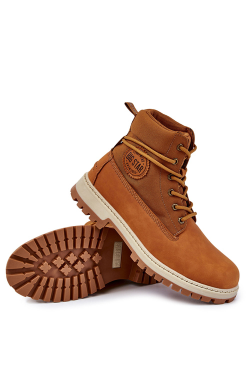 Pánské boty Memory Foam Big Star KK174203 Velbloud