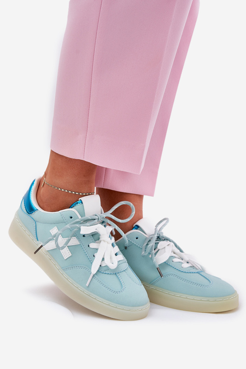 Nízke Dámske Športové Topánky S Leopardím Vzorom Mätová Zelevelis