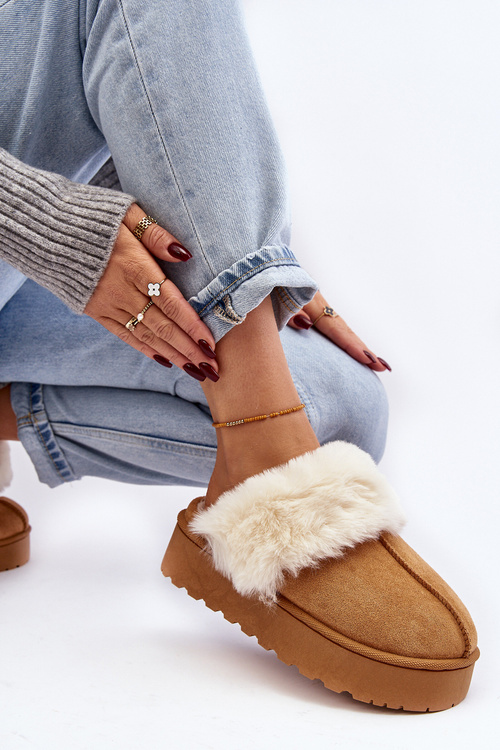 Dámské sněhule na platformě Camel Phiniopis