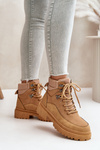 Dámské šněrovací kotníkové boty Camel Rabaria