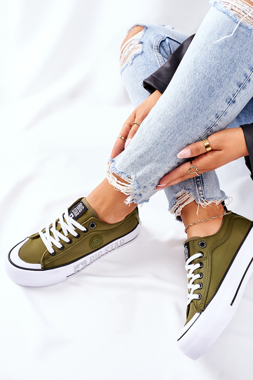 Tenisky na platforme Big Star II274024 Khaki