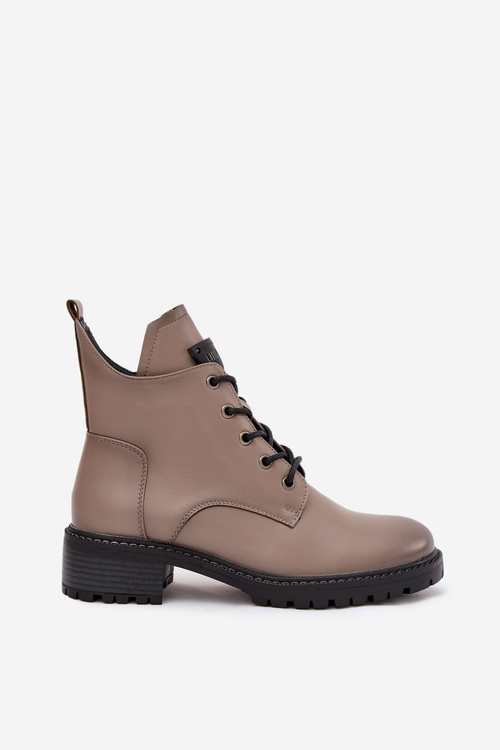 Izolované dámske členkové topánky na kocku Vinceza 58609 sivé