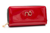 Duży Damski Czerwony Lakierowany Portfel Nobo