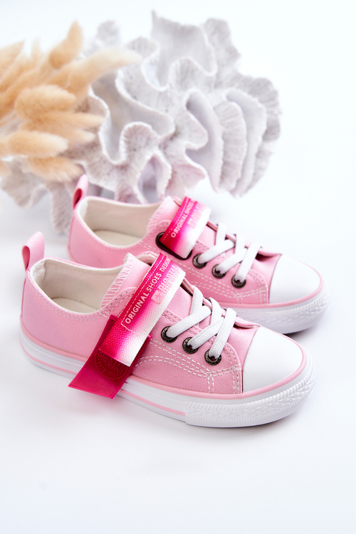 Detské nízke tenisky Veľká hviezda JJ374073 Pink