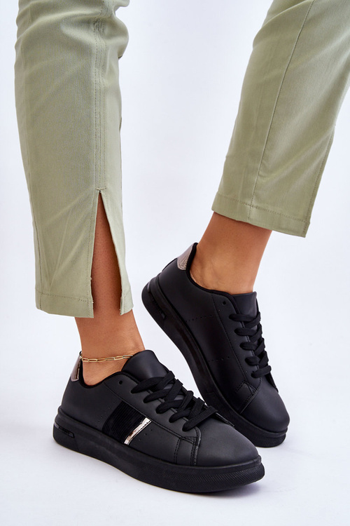 Dámske športové topánky na platforme Black Soris