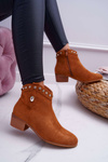 Dámské Kotníkové Boty se Zirkony Camel Patti