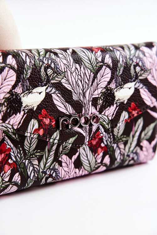 Veľká kožená peňaženka Nobo M0240-CM20 čierna