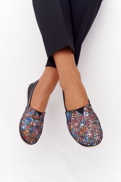 Dámské Kožené Baleríny Maciejka 01930-87 Černé